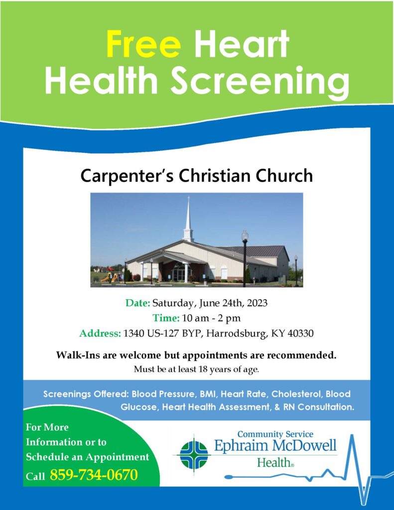 FREE Health Screenings