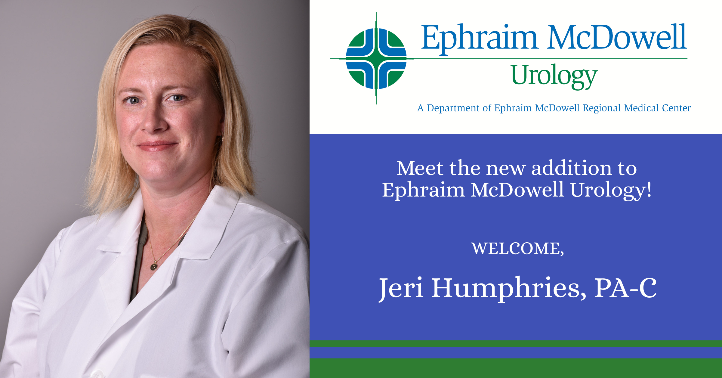 Ephraim McDowell Urology welcomes Jeri Humphries, Advanced Practice ...