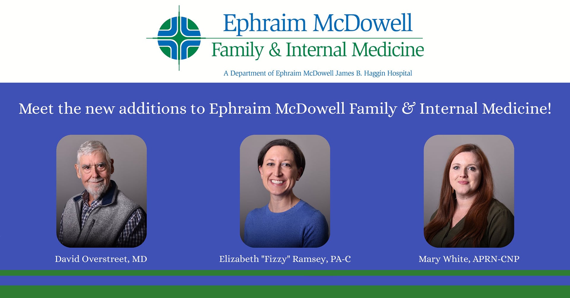 Ephraim McDowell Family & Internal Medicine welcomes Dr. David